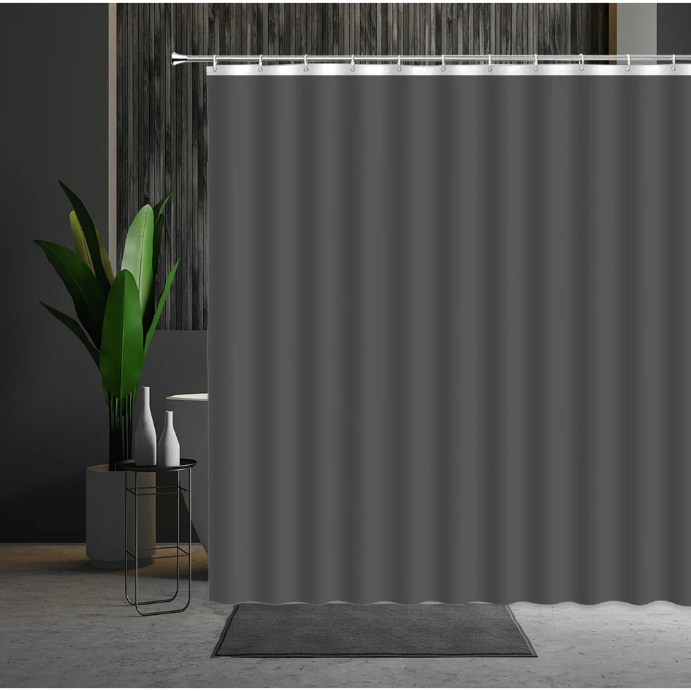 Simple Style Shower Curtain Solid Color Bath Curtains Hotel Home Bathtub Decoration Bathroom Screen With Hooks Multiple Size
Simple Style Shower Curtain Solid Color Bath Curtains Hotel Home Bathtub Decoration Bathroom Screen With Hooks Multiple Size