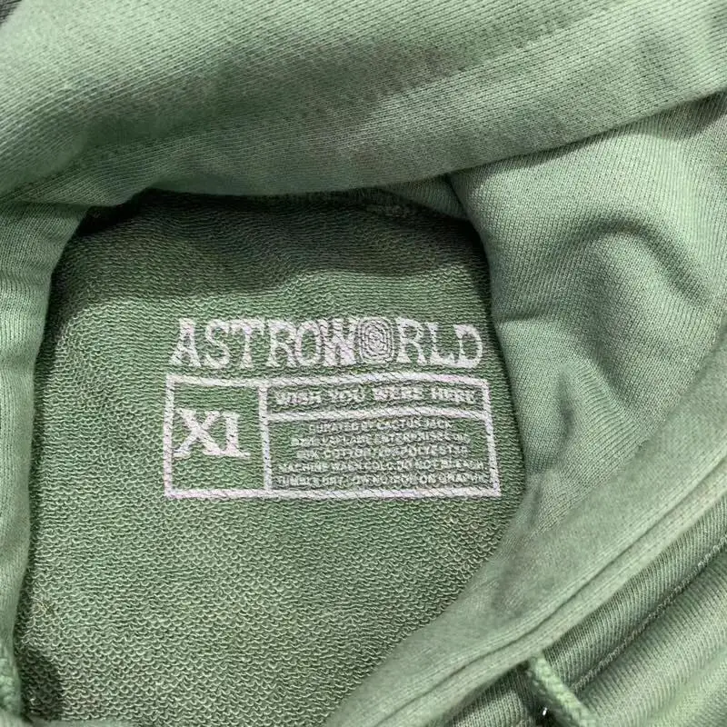 19FW New Travis Scott Astroworld Olive Hoodie Women Men Sweatshirts Mens 19FW Hip-hop ASTROWORLD Pullover
19FW New Travis Scott Astroworld Olive Hoodie Women Men Sweatshirts Mens 19FW Hip-hop ASTROWORLD Pullover