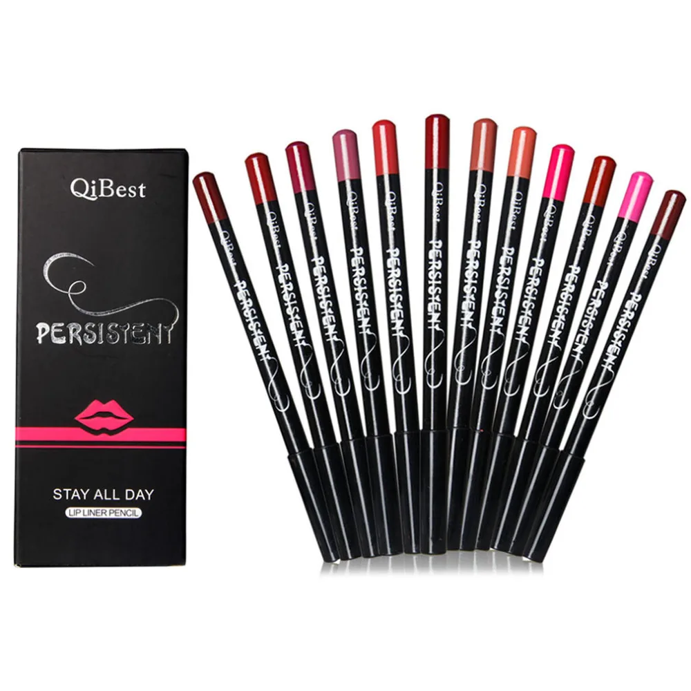 12 Color Makeup Lip Liner Pencil Lipstick Waterproof Long Lasting Brow Lip Pen Smooth Lips Cosmetic Lipliner Pencil Easy to Wear
12 Color Makeup Lip Liner Pencil Lipstick Waterproof Long Lasting Brow Lip Pen Smooth Lips Cosmetic Lipliner Pencil Easy to Wear