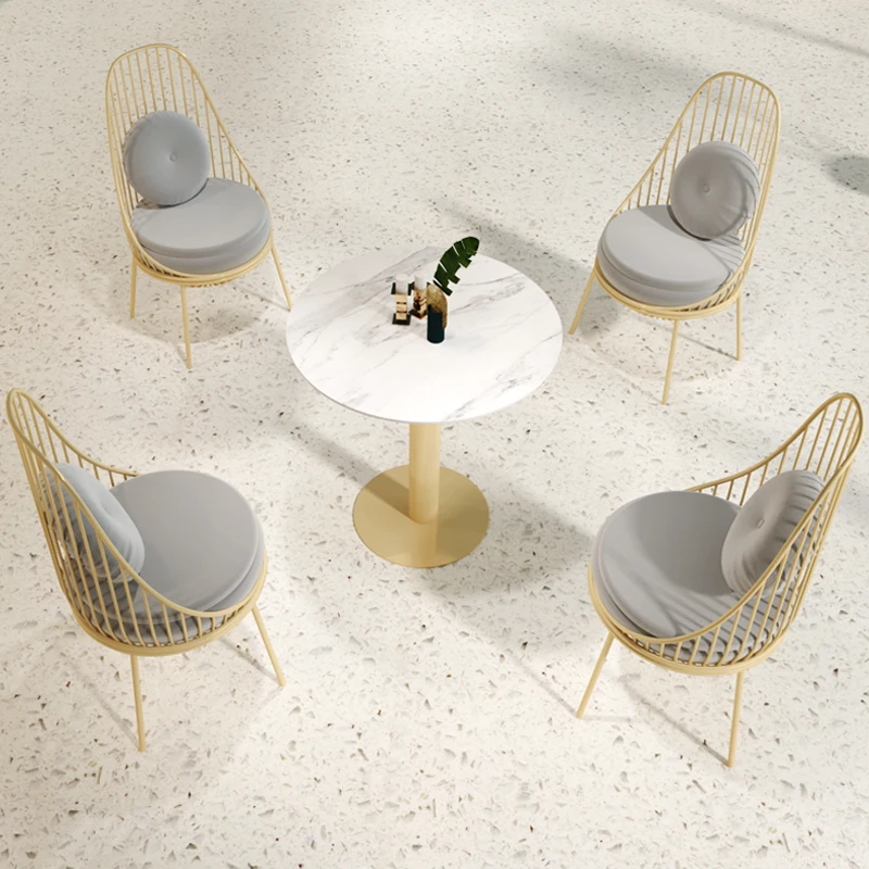 Customizable Coffee Tables AndChair Set Nordic Iron Dining Back Chairs Modern Minimalist Designer Furniture Silla Nordica
Customizable Coffee Tables AndChair Set Nordic Iron Dining Back Chairs Modern Minimalist Designer Furniture Silla Nordica