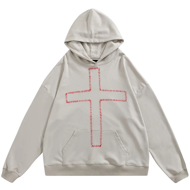 3 Color Retro Cross Print Streetwear Casual Mens Hoodies Oversize Washed Harajuku Stranger Things Hooded Couple Sweatshirts
3 Color Retro Cross Print Streetwear Casual Mens Hoodies Oversize Washed Harajuku Stranger Things Hooded Couple Sweatshirts