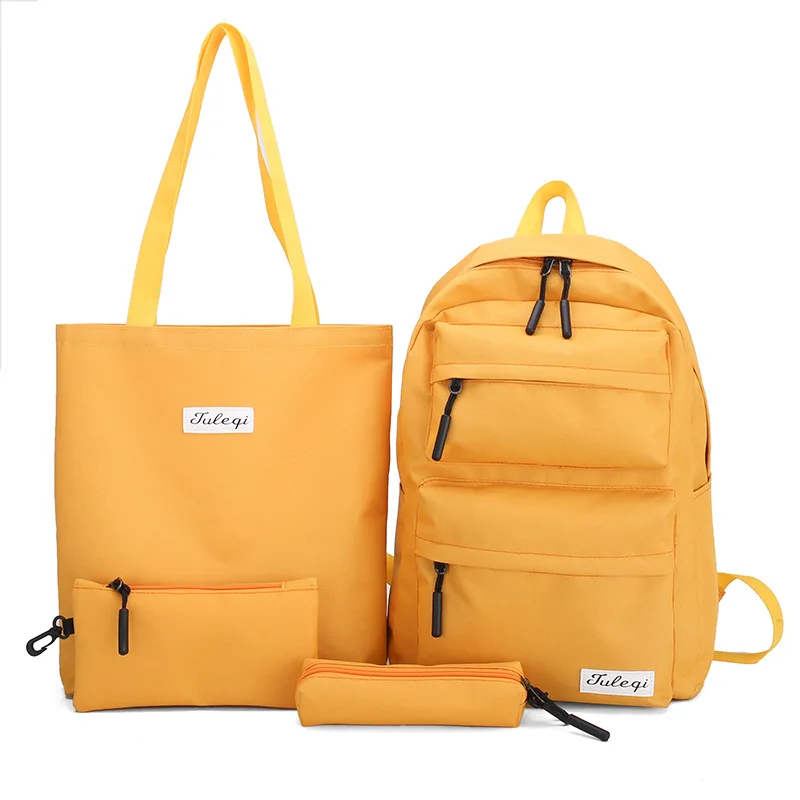 Backpack for Women Multi Pocket Canvas Travel Backpacks Four-piece set Female School Bag for Teenage Girls Book Mochilas
Backpack for Women Multi Pocket Canvas Travel Backpacks Four-piece set Female School Bag for Teenage Girls Book Mochilas