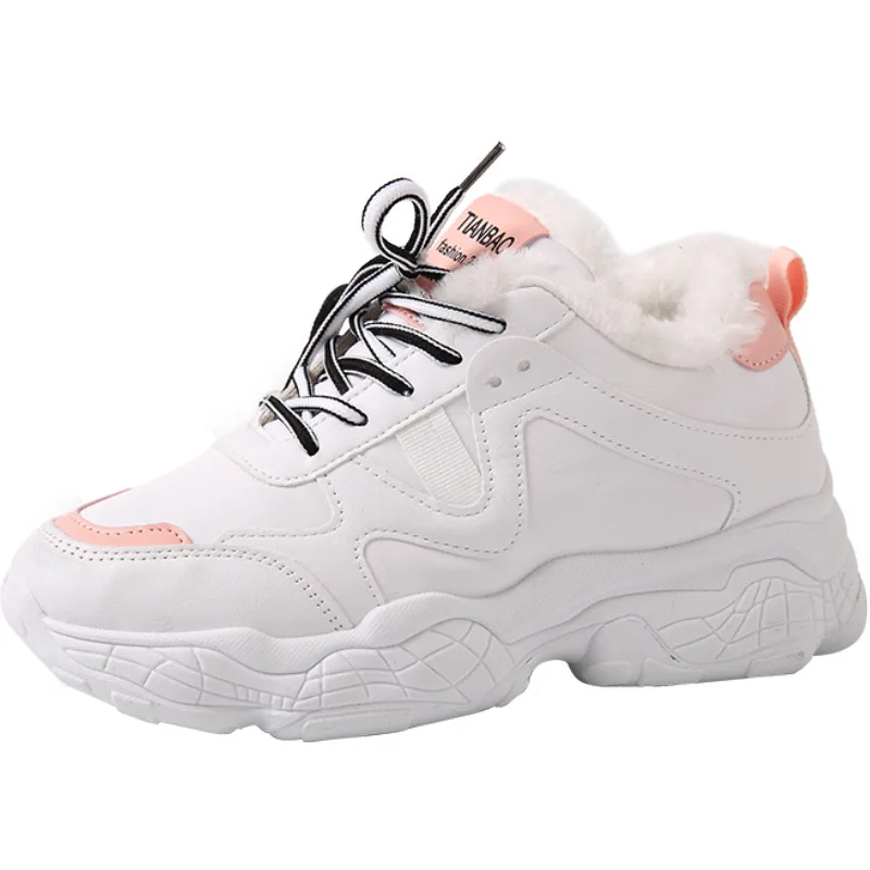 Women Plus velvet to keep warm Shoes Women Shoes Chunky Sneakers Women Flats Sneakers Shoes Platform Shoes Tenis Feminino E11-74
Women Plus velvet to keep warm Shoes Women Shoes Chunky Sneakers Women Flats Sneakers Shoes Platform Shoes Tenis Feminino E11-74