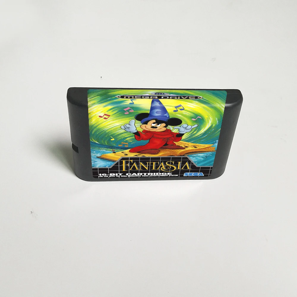 Fantasia - 16 Bit MD Game Card for Sega Megadrive Genesis Video Game Console Cartridge
Fantasia - 16 Bit MD Game Card for Sega Megadrive Genesis Video Game Console Cartridge