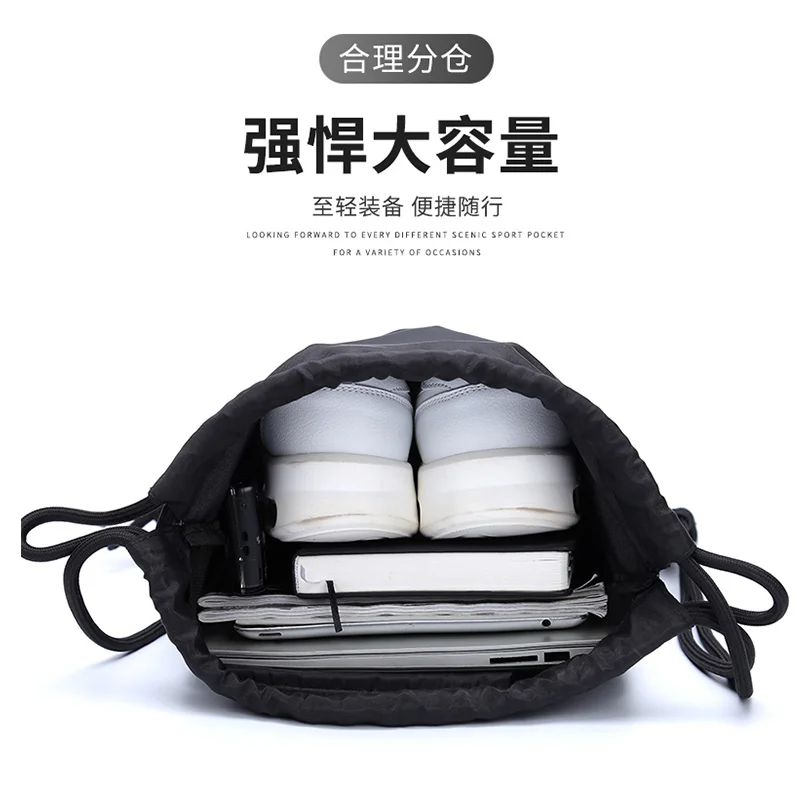 12-Inch Drawstring Bag Drawstring Backpack Basketball Training Gym Bag Outdoor Mountain Climbing Simple Cycling Sports Backpack
12-Inch Drawstring Bag Drawstring Backpack Basketball Training Gym Bag Outdoor Mountain Climbing Simple Cycling Sports Backpack