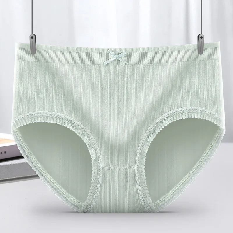 Women's Seamless Underwear Sexy Lace Mid-waist Solid Color Cotton Bottom Crotch Girly Briefs Panties Women Sexy lingerie
Women's Seamless Underwear Sexy Lace Mid-waist Solid Color Cotton Bottom Crotch Girly Briefs Panties Women Sexy lingerie