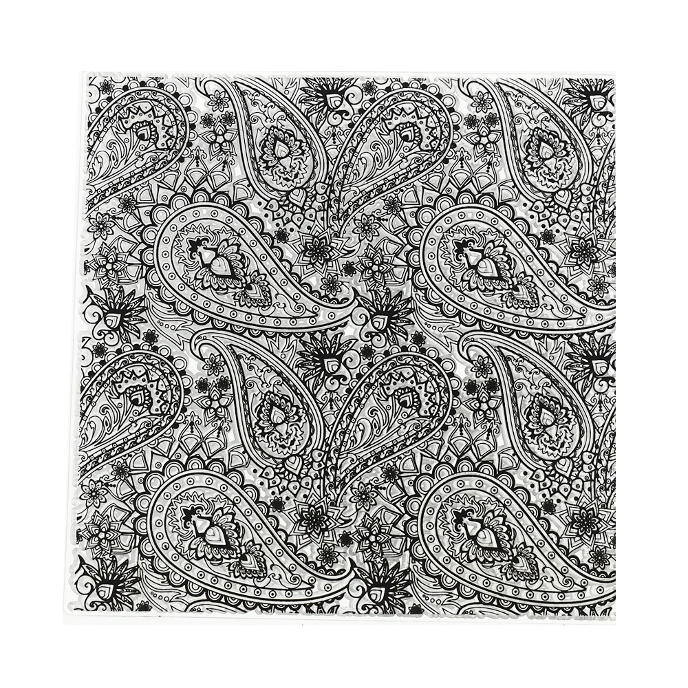 Cashew Paisley Pattern Clay Texture Stamp Sheet Rubber Emboss Impression Mat Designer DIY Ceramic Pottery Tools Art Supplies
Cashew Paisley Pattern Clay Texture Stamp Sheet Rubber Emboss Impression Mat Designer DIY Ceramic Pottery Tools Art Supplies