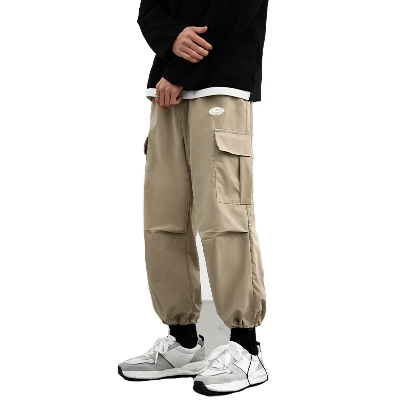 Cargo Pants Men's Summer Large Size Overalls Ankle-Length Mid-Waist Drawstring Zipper Casual Loose Straight Trousers MA110
Cargo Pants Men's Summer Large Size Overalls Ankle-Length Mid-Waist Drawstring Zipper Casual Loose Straight Trousers MA110
