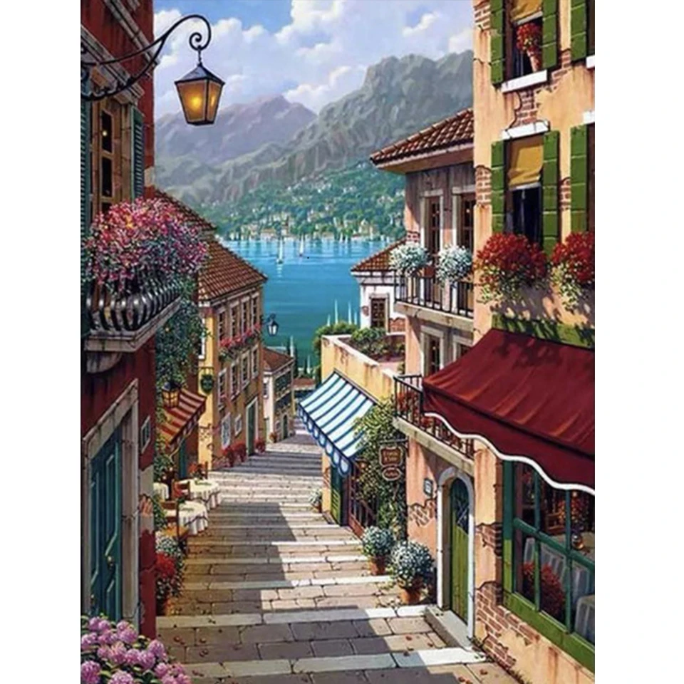 Landscape Street House 11CT Cross-Stitch Patterns DIY Embroidery Painting Sewing Needlework Knitting Magic Halloween Package
Landscape Street House 11CT Cross-Stitch Patterns DIY Embroidery Painting Sewing Needlework Knitting Magic Halloween Package