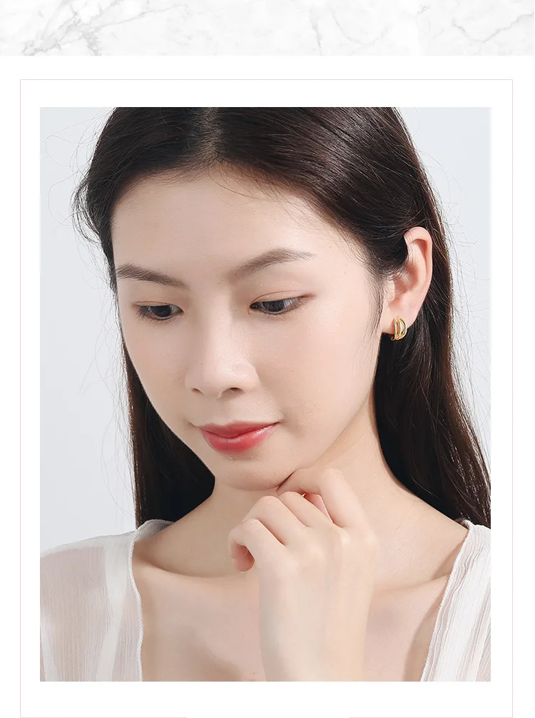 Simple Silver color Three Layers of Lines Stud Earrings for Women Hollow Pendientes Oorbellen Brincos Jewelry Xmas Gift
Simple Silver color Three Layers of Lines Stud Earrings for Women Hollow Pendientes Oorbellen Brincos Jewelry Xmas Gift