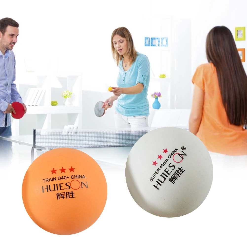 For HUIESON 10pcs/Bag 3 Star Professional Table Tennis Ball 40mm + 2.9g Ping Pong Balls For Competition,Training Balls
For HUIESON 10pcs/Bag 3 Star Professional Table Tennis Ball 40mm + 2.9g Ping Pong Balls For Competition,Training Balls