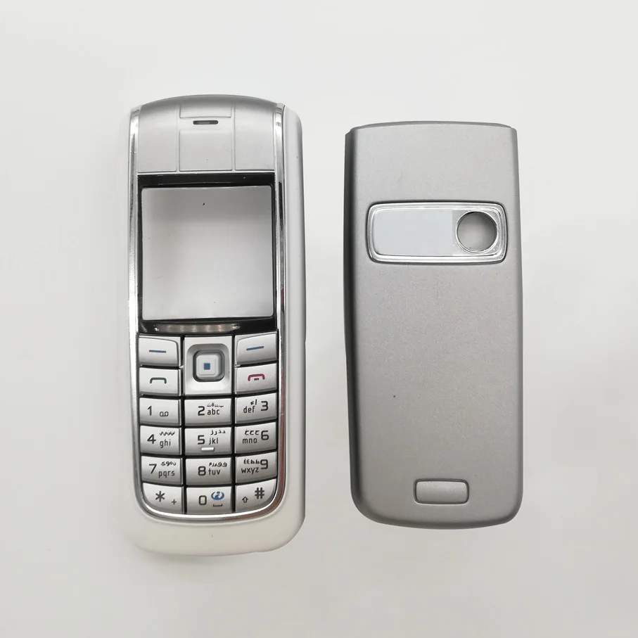 Новый корпус клавиатуры для Nokia 6020 передняя рамка Крышка задняя батарея чехол