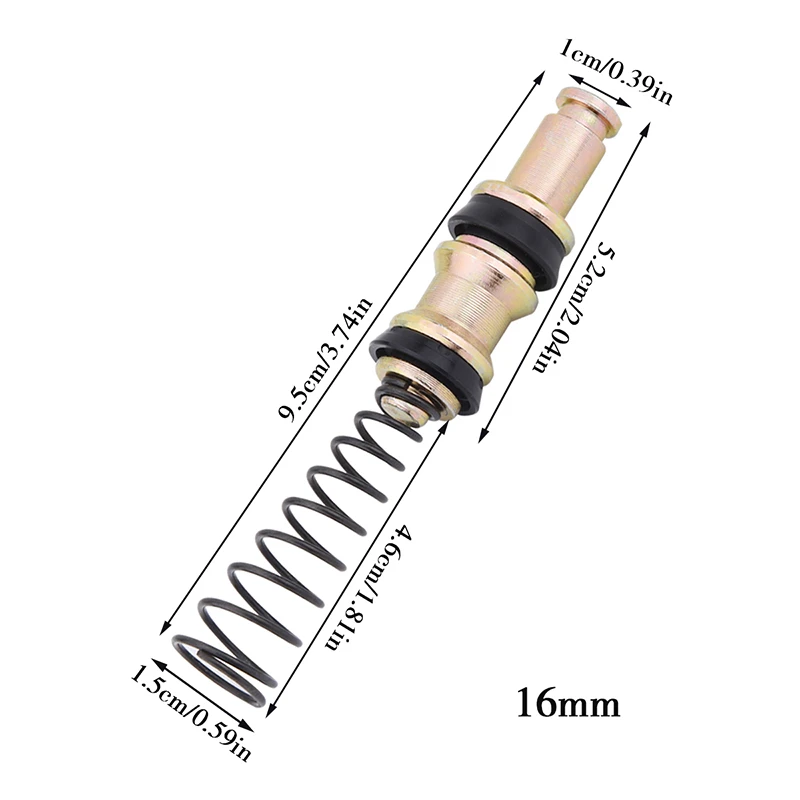 Тормозной насос Сцепления Мотоцикла Ремонтный комплект поршневого поршня 16 мм 14