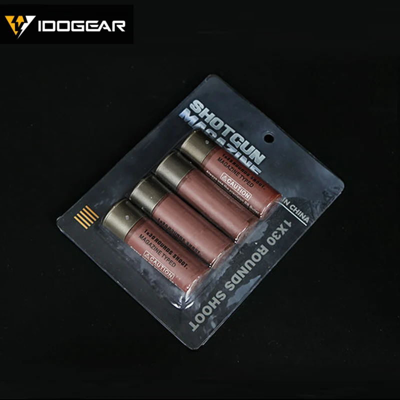 IDO GEAR винтовка Mag с застежкой модель пустышка Круглый пистолет 4 шт. в упаковке