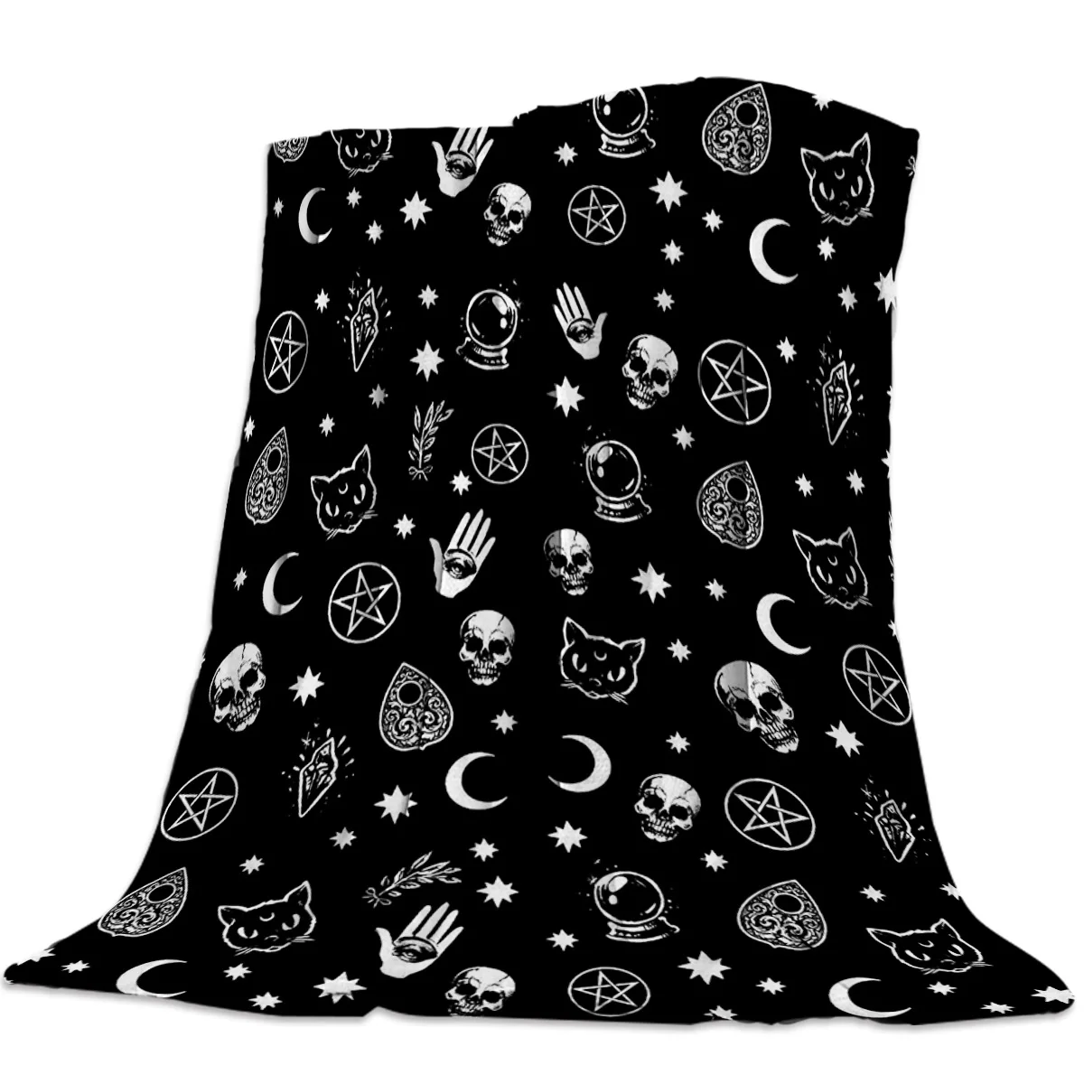 Halloween Witch Skull Moon Divination Blanket Bed Cover Flannel Fleece Throws Travel Cover Wrap Durable Soft Warm Home Blankets
Halloween Witch Skull Moon Divination Blanket Bed Cover Flannel Fleece Throws Travel Cover Wrap Durable Soft Warm Home Blankets