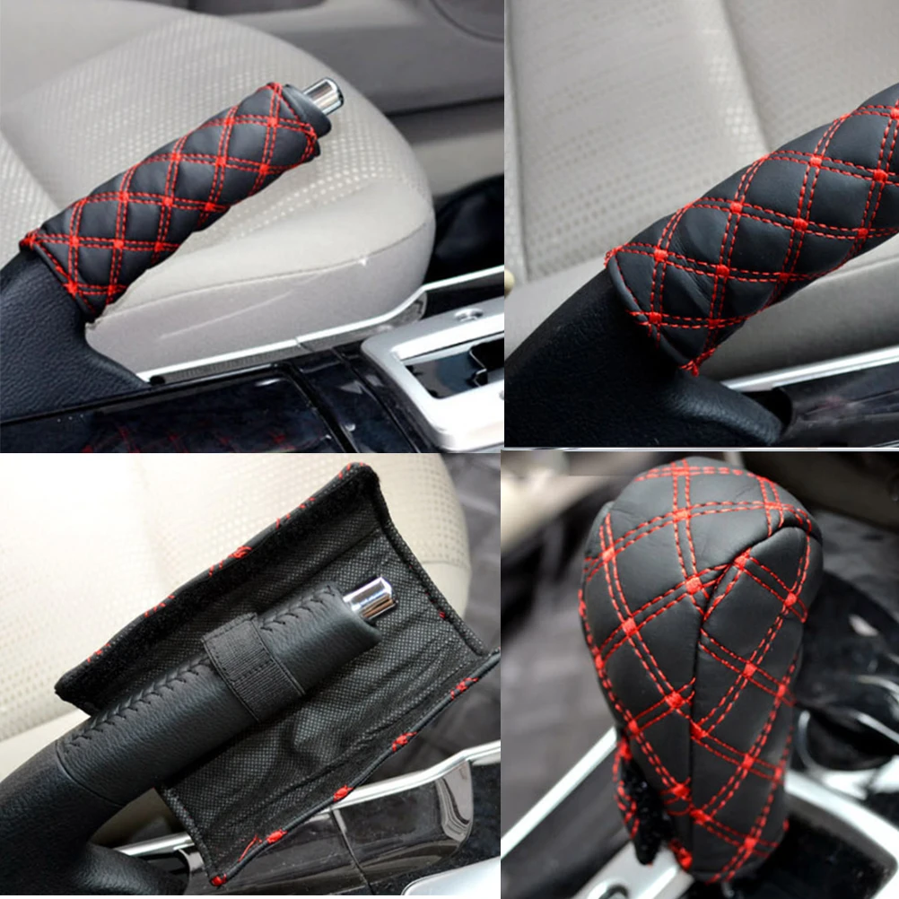Microfiber Auto Car Decoration Gear Set Hand Brake Case Holder Protectors DIY Universal Grid 2pcs
Microfiber Auto Car Decoration Gear Set Hand Brake Case Holder Protectors DIY Universal Grid 2pcs