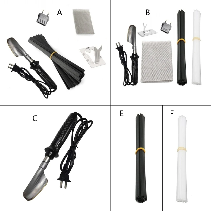 Пластиковый сварочный Ремонтный комплект 50 Вт, автомобильный бампер, сварочный аппарат, пистолет, ручные сварочные палочки, инструмент «сд... 
Пластиковый сварочный Ремонтный комплект 50 Вт, автомобильный бампер, сварочный аппарат, пистолет, ручные сварочные палочки, инструмент «сд...