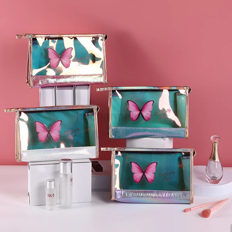 Cosmetic Bag Portable Female TPU Butterfly Storage Bag Korean Cosmetic Bag Waterproof Cosmetic Storage Bag
Cosmetic Bag Portable Female TPU Butterfly Storage Bag Korean Cosmetic Bag Waterproof Cosmetic Storage Bag