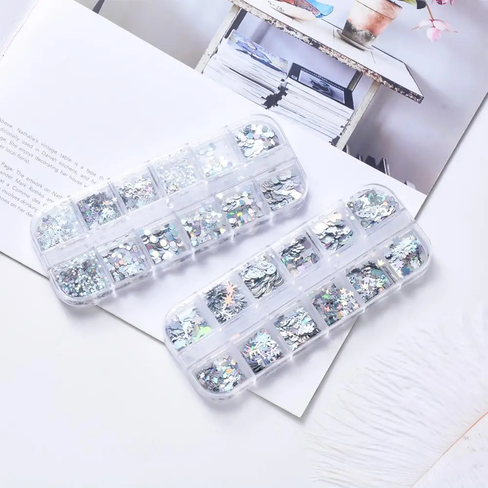 Flower Leaves Star Nail Sequins Paillette Mixed Dolphin Letter Nail Jewelry Accessories With Tweezers 3D Nail Art Decoration Set
Flower Leaves Star Nail Sequins Paillette Mixed Dolphin Letter Nail Jewelry Accessories With Tweezers 3D Nail Art Decoration Set