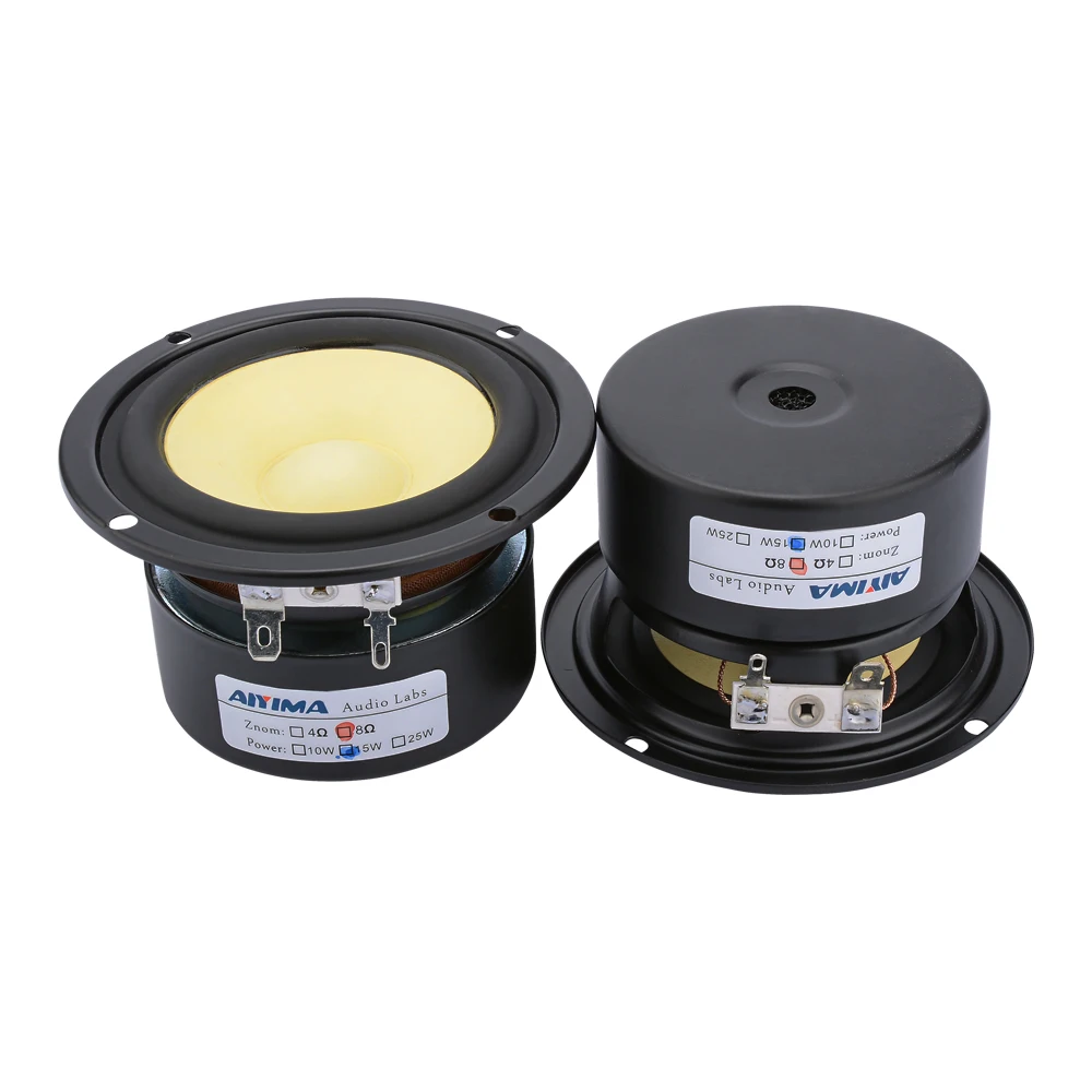 AIYIMA 2Pcs 3 Inch Sound Music Full Range Speaker Driver 4 8 Ohm 15W Loudspeaker Units DIY Home Amplifier Speaker Sound System
AIYIMA 2Pcs 3 Inch Sound Music Full Range Speaker Driver 4 8 Ohm 15W Loudspeaker Units DIY Home Amplifier Speaker Sound System