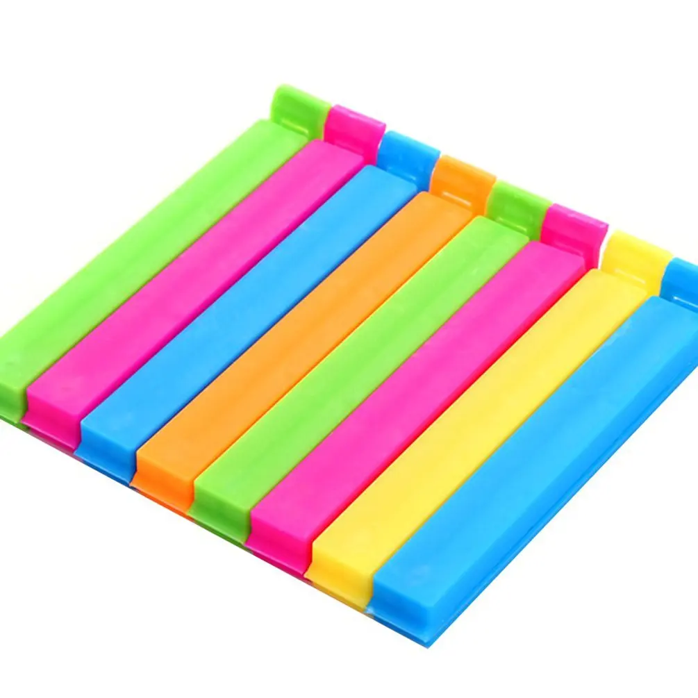 10Pcs Kitchen Sealing Clips Portable Storage Food Snack Bag Seal Part Sealer Clamp Plastic Tool Kitchen Accessories Random Color
10Pcs Kitchen Sealing Clips Portable Storage Food Snack Bag Seal Part Sealer Clamp Plastic Tool Kitchen Accessories Random Color
