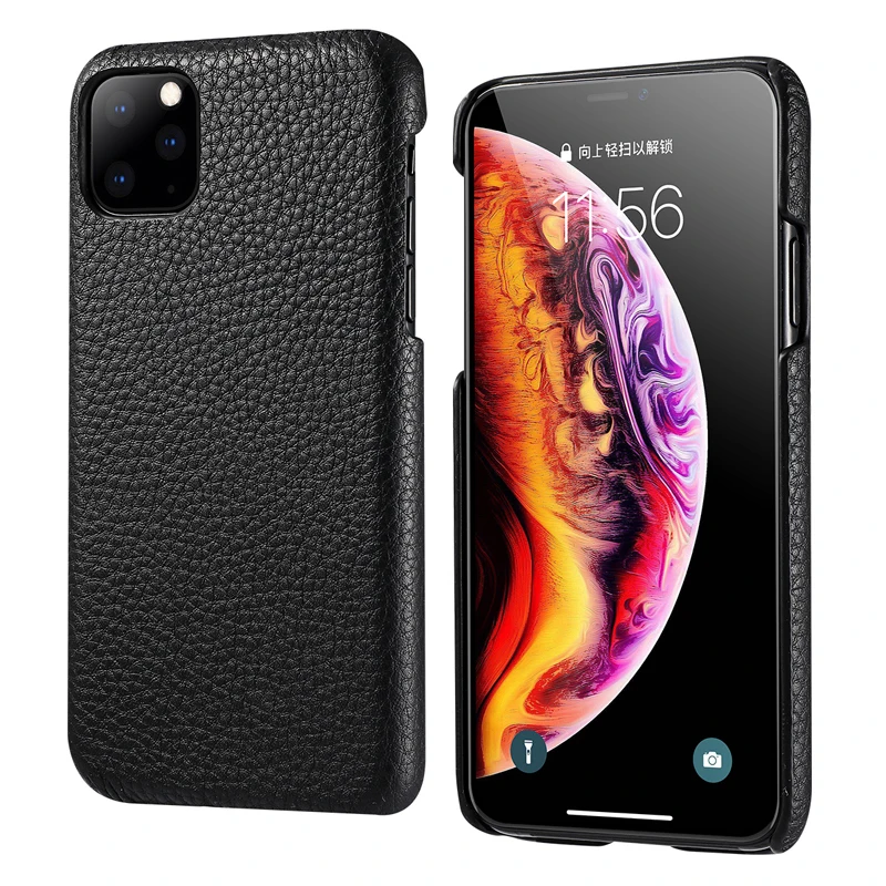 Чехол для iPhone 11 из натуральной кожи чехол iPhone11 2019 дюйма личи кожаный задней