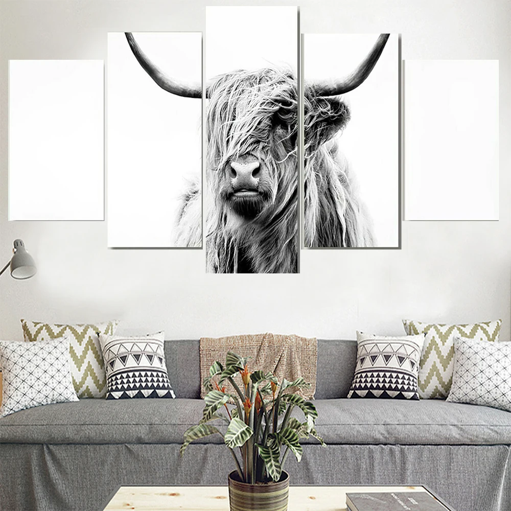 5 Pieces Wall Art Canvas Painting Black and White Animal Poster Home Decoration Pictures Modern Living Room Dropshipping
5 Pieces Wall Art Canvas Painting Black and White Animal Poster Home Decoration Pictures Modern Living Room Dropshipping