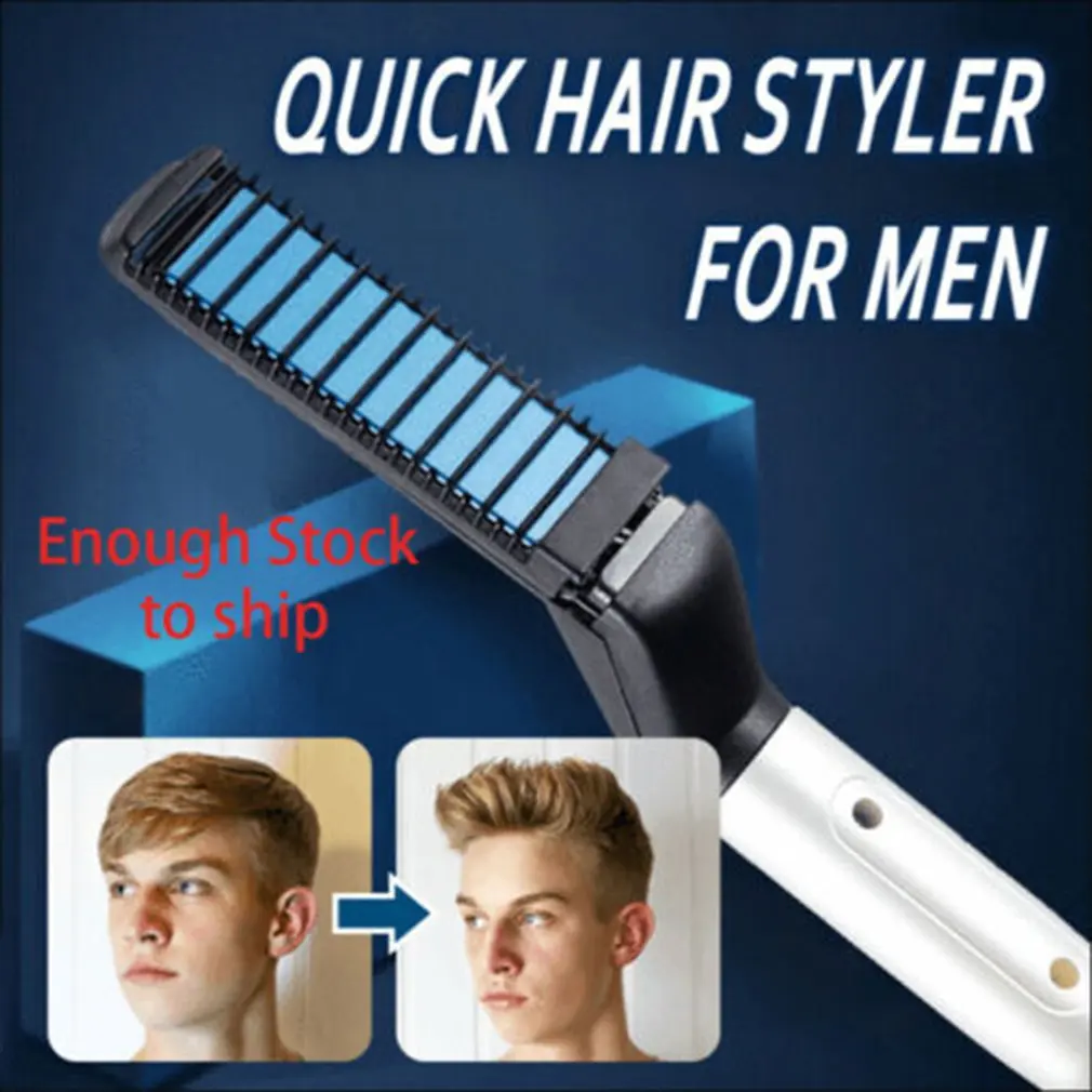 Quick Beard Straightener Multifunctional Hair Comb Curling Curler Show Cap Men
Quick Beard Straightener Multifunctional Hair Comb Curling Curler Show Cap Men