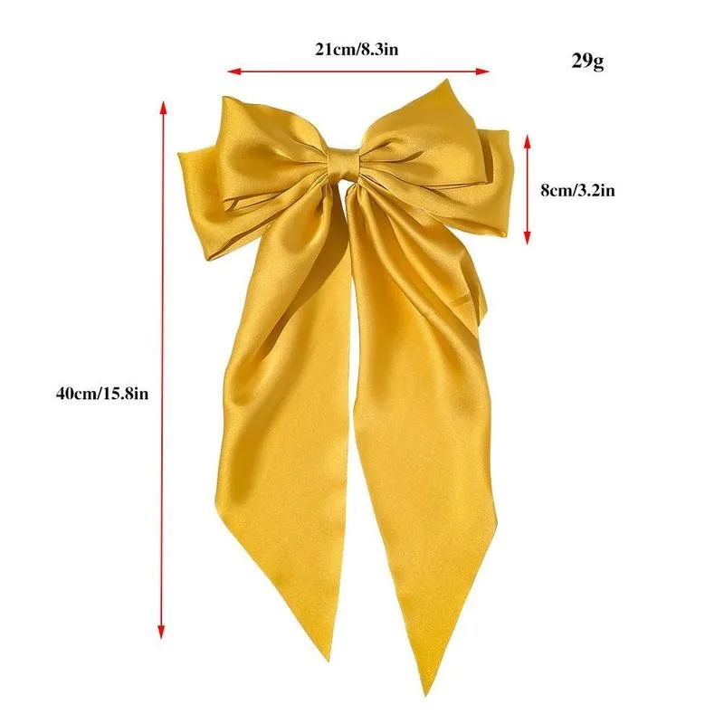 Bow Ribbon Hairpin Women Girls Long Elastic Hair Tie Headwear Ponytail Holder Female Hair Accessories
Bow Ribbon Hairpin Women Girls Long Elastic Hair Tie Headwear Ponytail Holder Female Hair Accessories