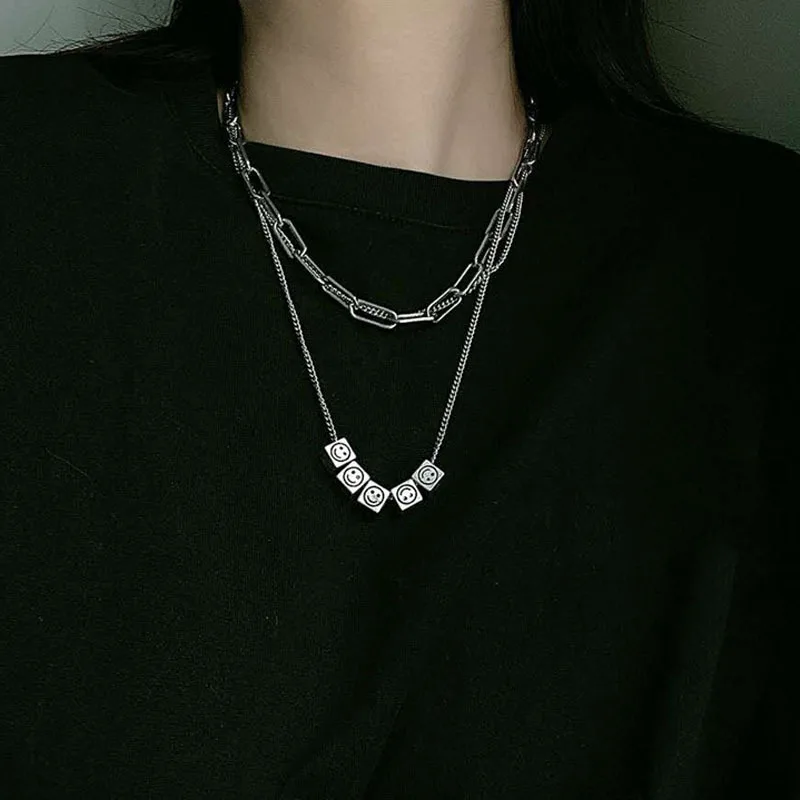 Three-layer Dice Pendant Necklace Men Women Hip-Hop Charms Necklaces Couple Accessories Sweater Chain Fashion Jewelry Party Gift
Three-layer Dice Pendant Necklace Men Women Hip-Hop Charms Necklaces Couple Accessories Sweater Chain Fashion Jewelry Party Gift