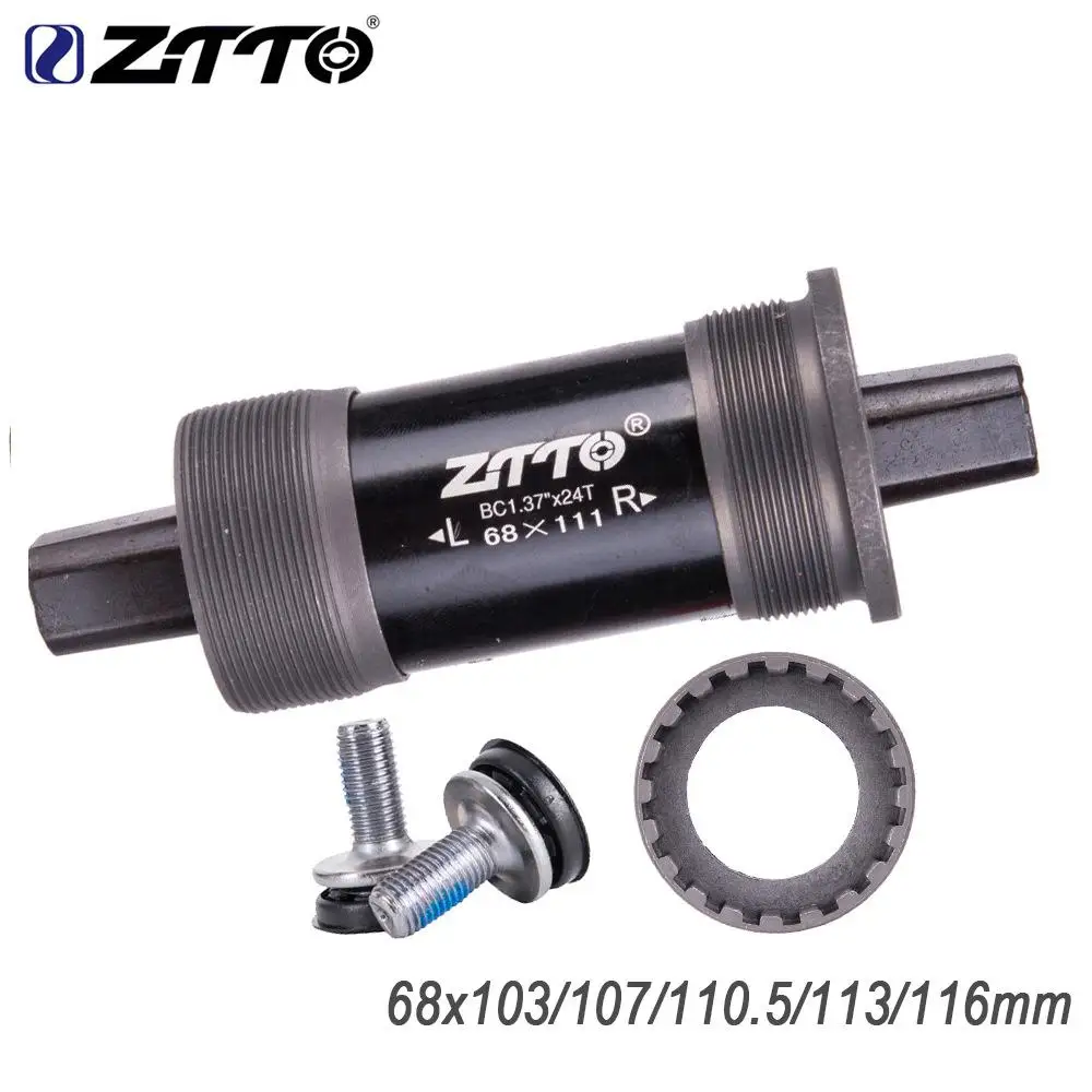 

Square Taper Bottom Bracket Two Hole 68*110.5 113 118 121.5 with Waterproof Screw