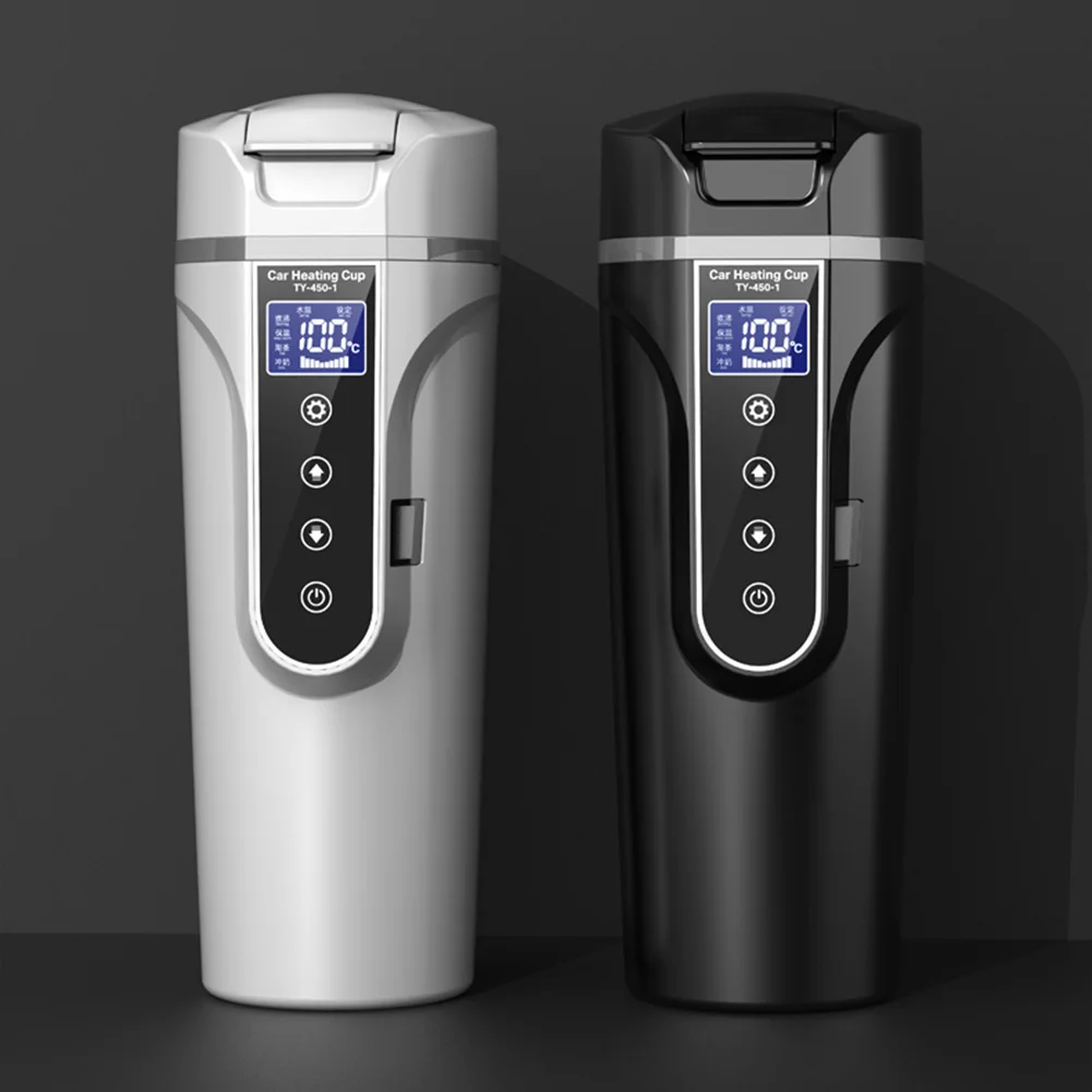 Temperature Display Coffee LCD Display Temperature Portable Car Heating Cup Water Warmer Bottle Display
Temperature Display Coffee LCD Display Temperature Portable Car Heating Cup Water Warmer Bottle Display