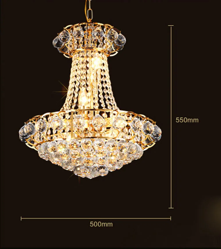 Luxury Gold Crystal Chandelier Lighting Dining Room Ceiling Hanging Lamps Home Lighting Fixture Lustre Led lustres e luminarias
Luxury Gold Crystal Chandelier Lighting Dining Room Ceiling Hanging Lamps Home Lighting Fixture Lustre Led lustres e luminarias