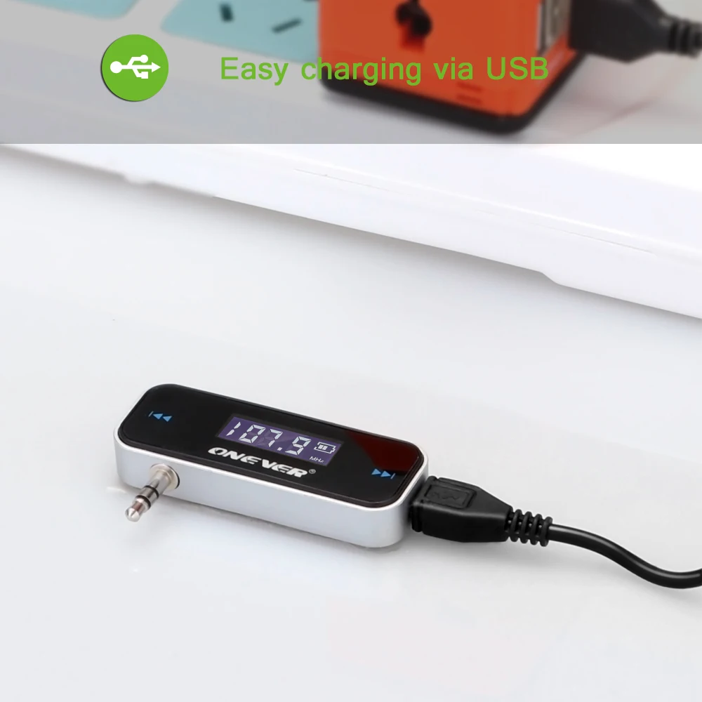 Wireless Mini FM Transmitter 3.5mm In-car Car Music Audio MP3 Player Transmitter for iPhone 4 5 6 6S Plus Samsung iPad
Wireless Mini FM Transmitter 3.5mm In-car Car Music Audio MP3 Player Transmitter for iPhone 4 5 6 6S Plus Samsung iPad