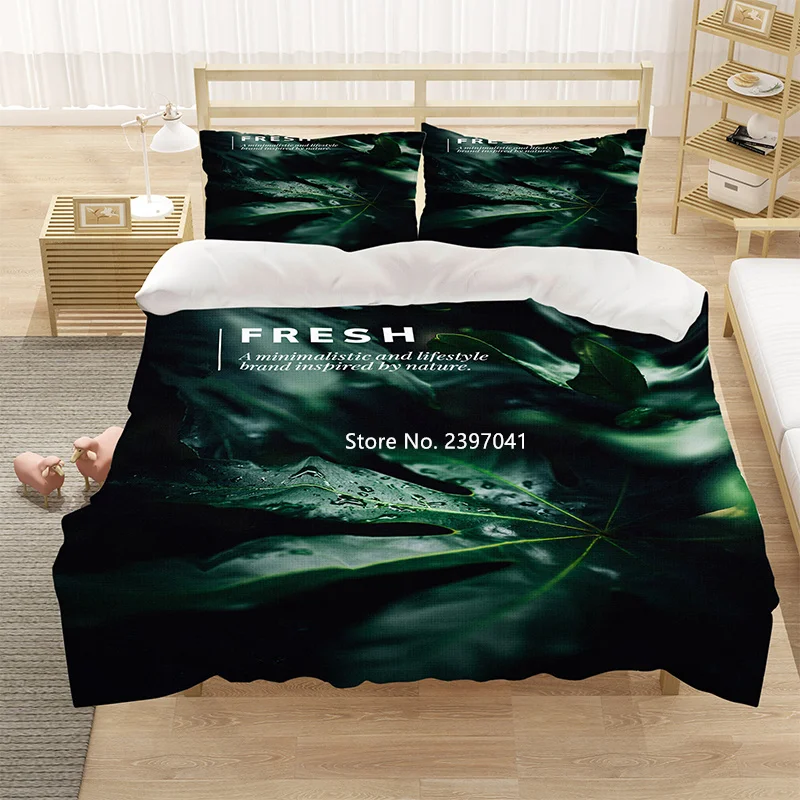 Green Natural Landscape Leaves Bedding Set 2-3 Pieces Music Theme and Cartoon Picture Quilt Cover Pillowcase Queen Full Size
Green Natural Landscape Leaves Bedding Set 2-3 Pieces Music Theme and Cartoon Picture Quilt Cover Pillowcase Queen Full Size