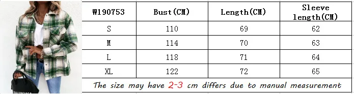 WEPBEL Autumn Women Plaid Long Sleeve Shirts Loose Casual Retro Casual Shirt Jacket Fashion Autumn Female Tops Blouses
WEPBEL Autumn Women Plaid Long Sleeve Shirts Loose Casual Retro Casual Shirt Jacket Fashion Autumn Female Tops Blouses