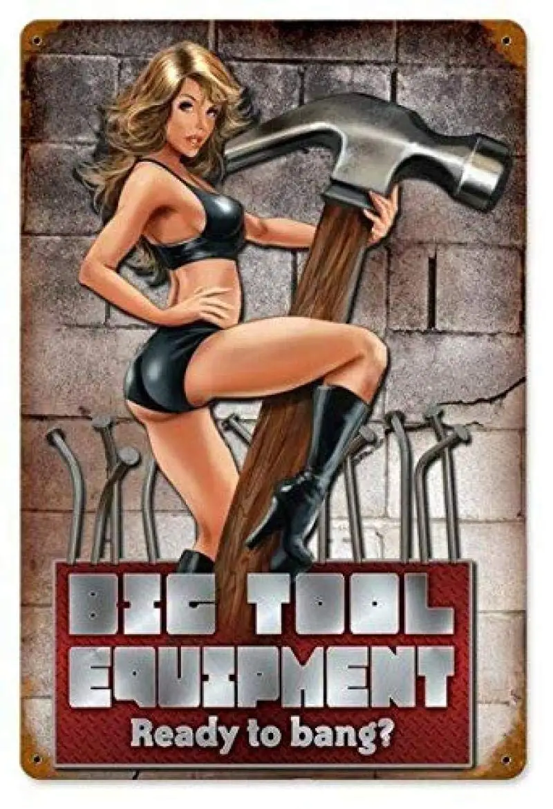 Metal Sign Pin Up Girl Vintage Style Metal Sign Iron Painting for Indoor & Outdoor Home Bar Coffee Kitchen Wall Decor 8 X 12
Metal Sign Pin Up Girl Vintage Style Metal Sign Iron Painting for Indoor & Outdoor Home Bar Coffee Kitchen Wall Decor 8 X 12