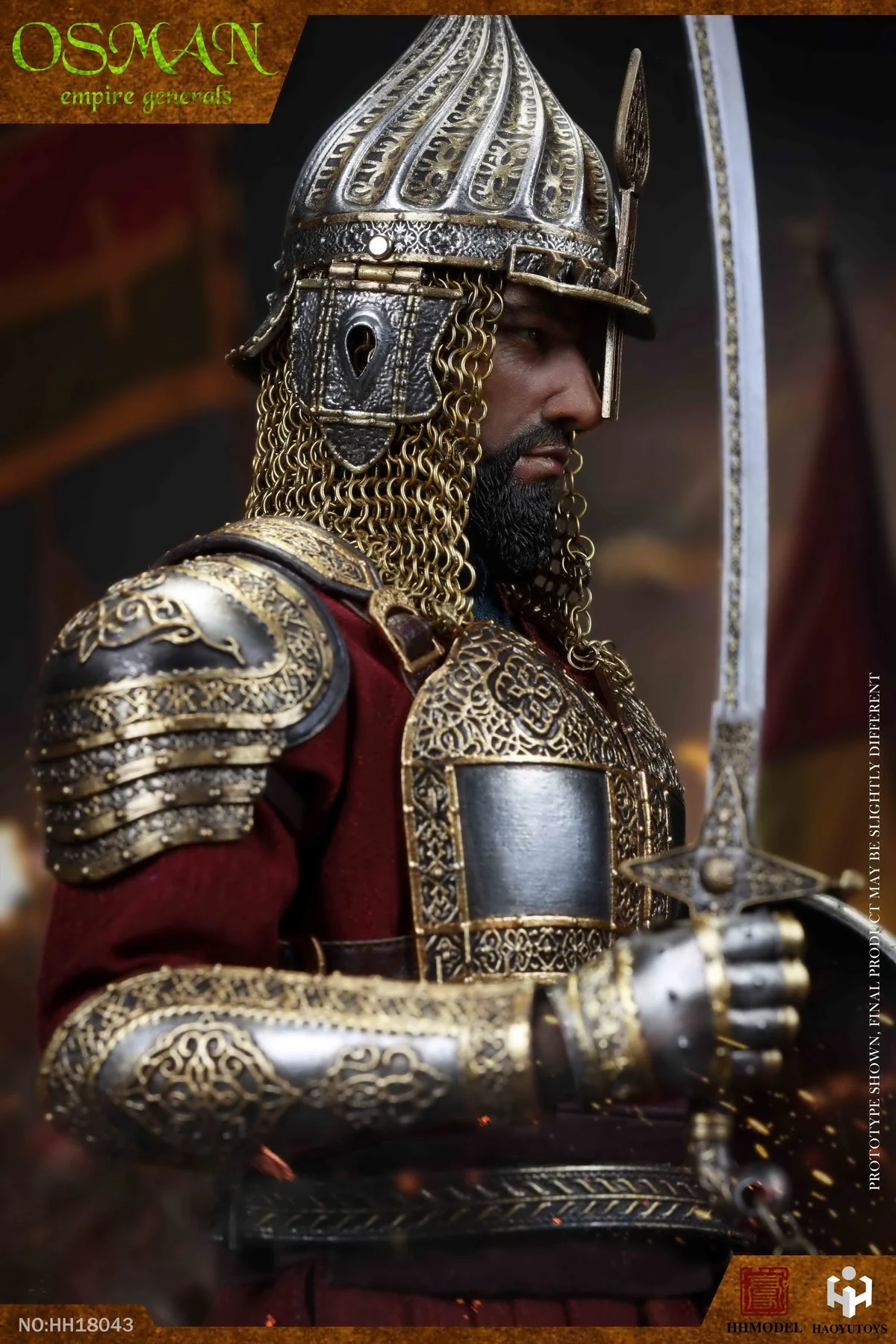 HHMODEL x HAOYUTOYS HH18043 Empire Series-General of the Ottoman Empire 1/6 Action Figure
HHMODEL x HAOYUTOYS HH18043 Empire Series-General of the Ottoman Empire 1/6 Action Figure
