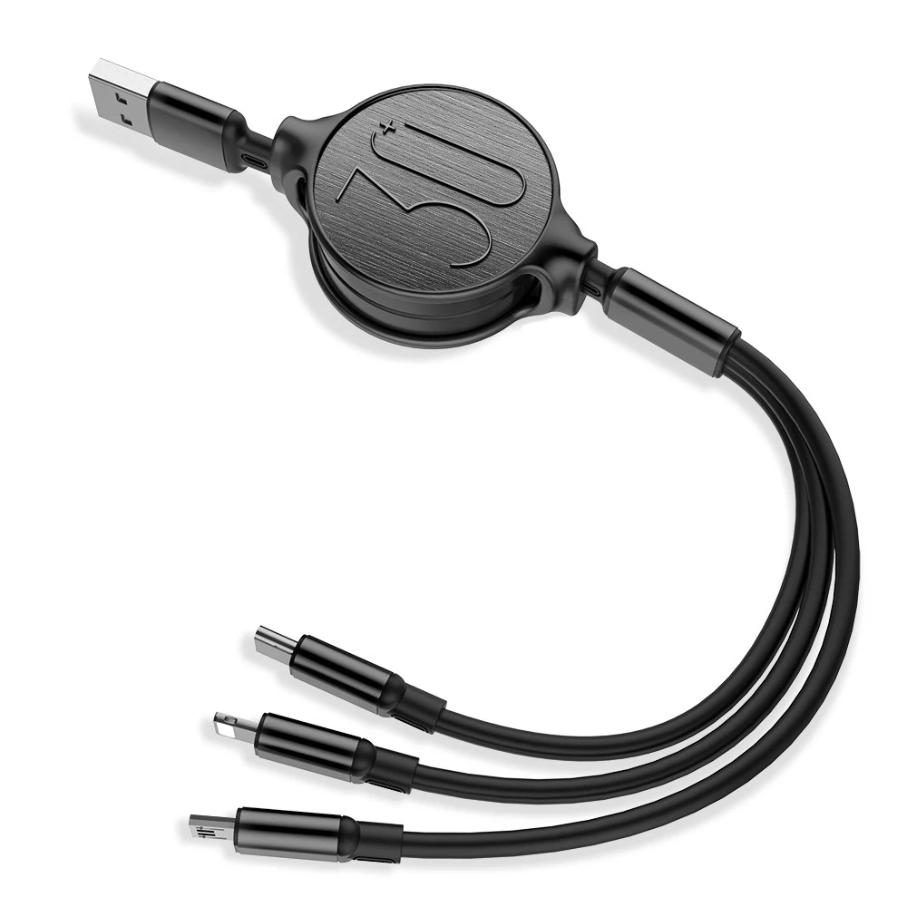 ihuigol 3 in 1 Extensible Charging Cable 2.5A Micro USB Lighting Type-C Cables For iPhone 11 Pro Max Samsung Xiaomi Realme Cord
ihuigol 3 in 1 Extensible Charging Cable 2.5A Micro USB Lighting Type-C Cables For iPhone 11 Pro Max Samsung Xiaomi Realme Cord
