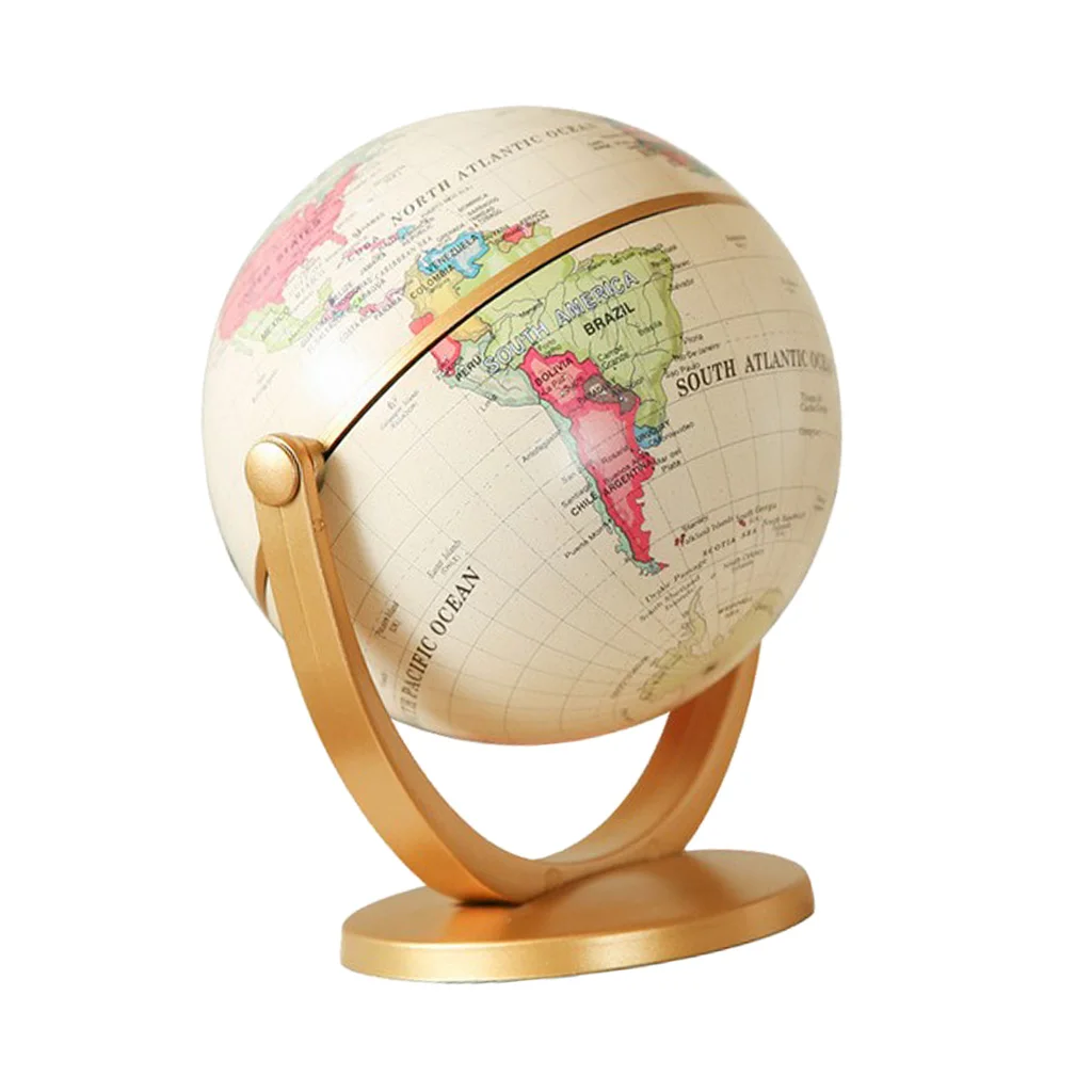 10cm Rotating Earth Globe World Map Swivel Stand Geography Educational Toy, Spinning Globe Geographical Political Maps
10cm Rotating Earth Globe World Map Swivel Stand Geography Educational Toy, Spinning Globe Geographical Political Maps