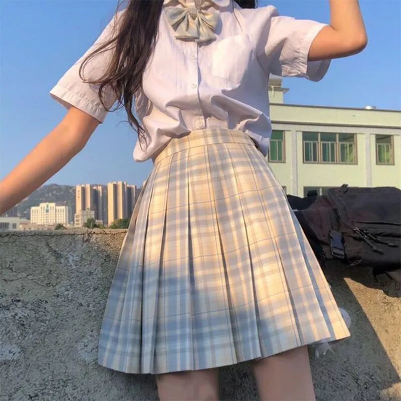 Summer Women Short Mini Skirt Empire Waist Korean Style Pleated Cute Sweet Girls School Plaid Dance Preppy Skirts
Summer Women Short Mini Skirt Empire Waist Korean Style Pleated Cute Sweet Girls School Plaid Dance Preppy Skirts