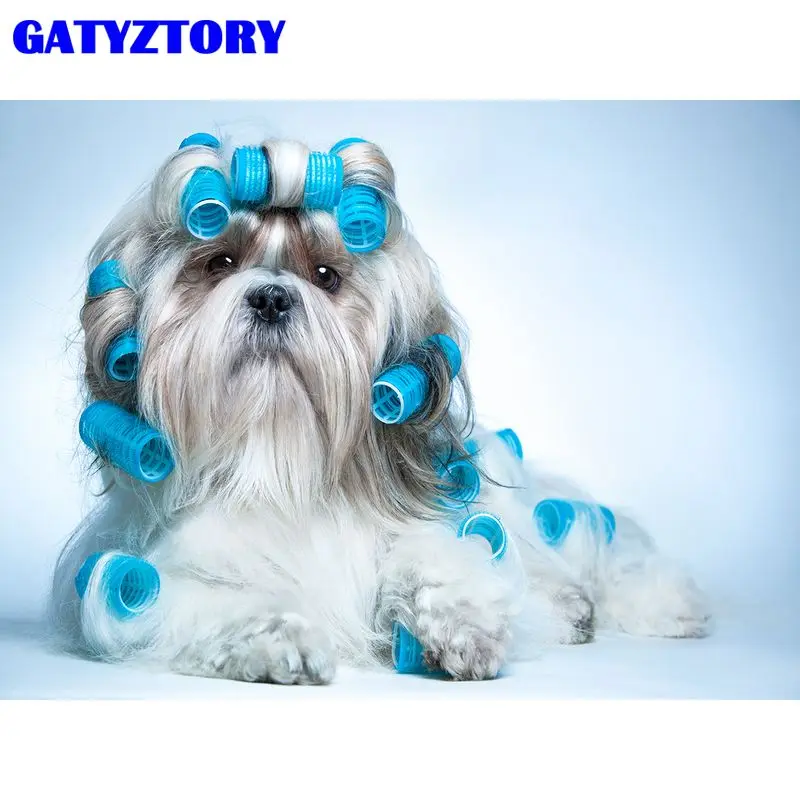 GATYZTORY Painting By Number Curly Hair Dog Animal Drawing On Canvas HandPainted Art Gift DIY Pictures By Number Kits Home Decor
GATYZTORY Painting By Number Curly Hair Dog Animal Drawing On Canvas HandPainted Art Gift DIY Pictures By Number Kits Home Decor