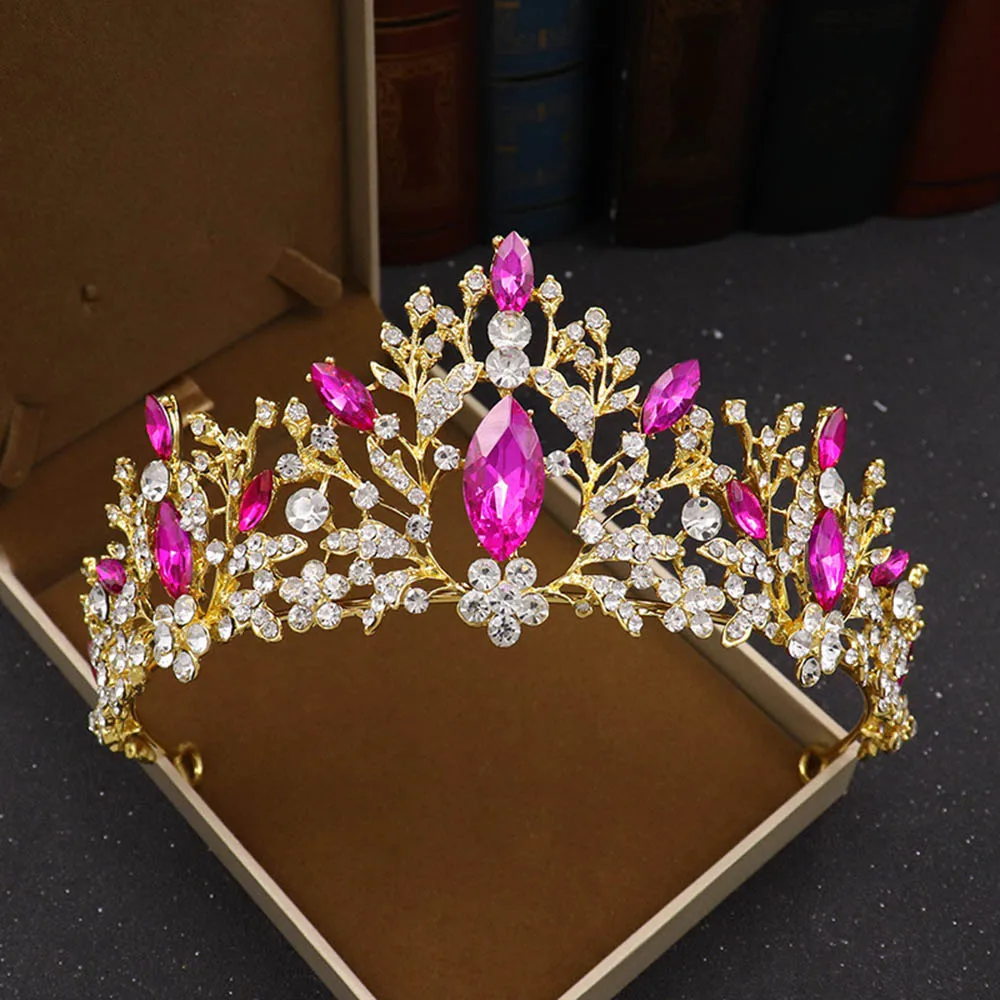 Luxury Bridal Hair Accessories Crystal Rhinestone Crown Tiara Headband Headdress Wedding Hair Accessories Ladies Headdress
Luxury Bridal Hair Accessories Crystal Rhinestone Crown Tiara Headband Headdress Wedding Hair Accessories Ladies Headdress