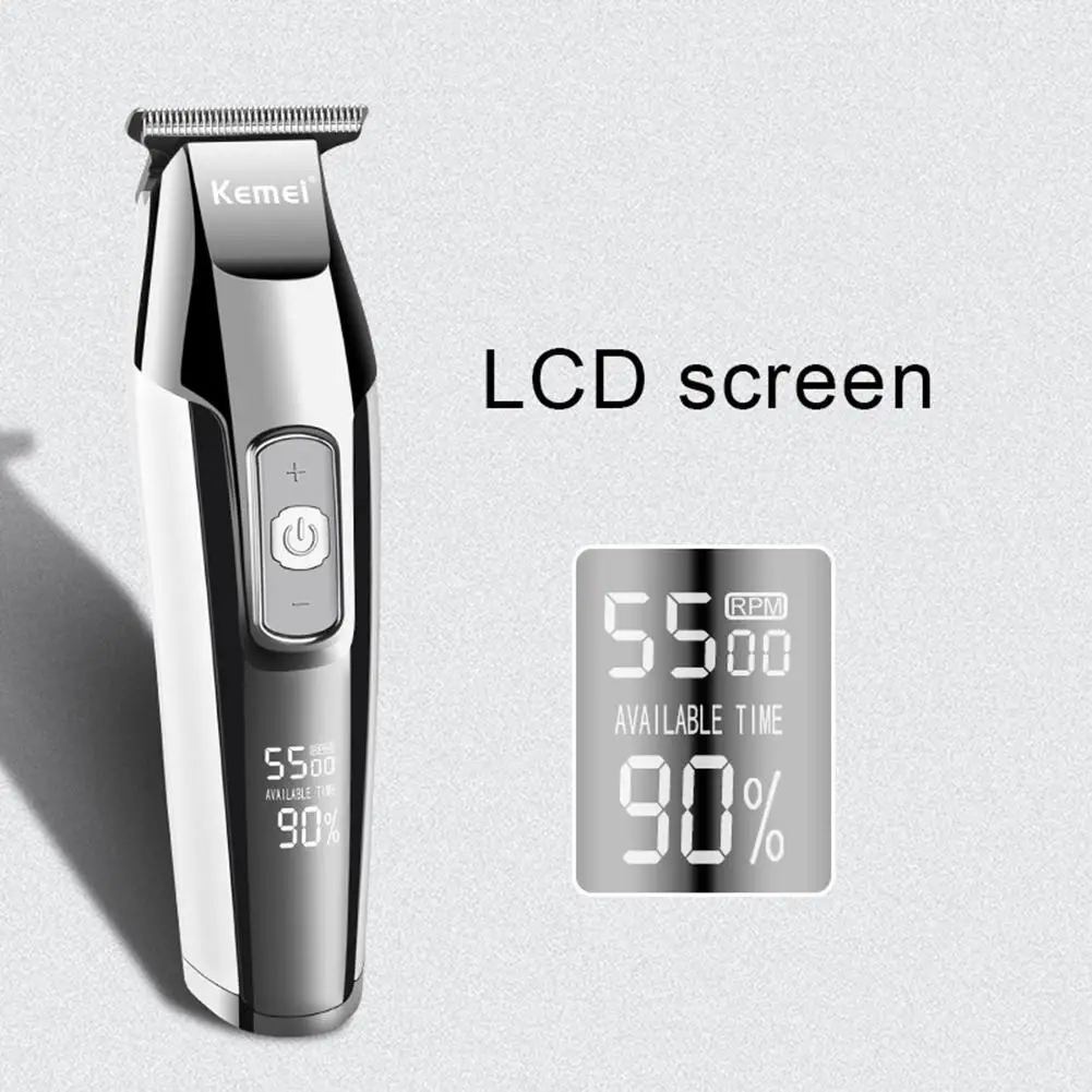 Pro Electric Carving Hair Clipper Beard Trimmer LCD Display Shaver Haircut Tool Men Cordless Carving Haircut Barbers Clippers
Pro Electric Carving Hair Clipper Beard Trimmer LCD Display Shaver Haircut Tool Men Cordless Carving Haircut Barbers Clippers