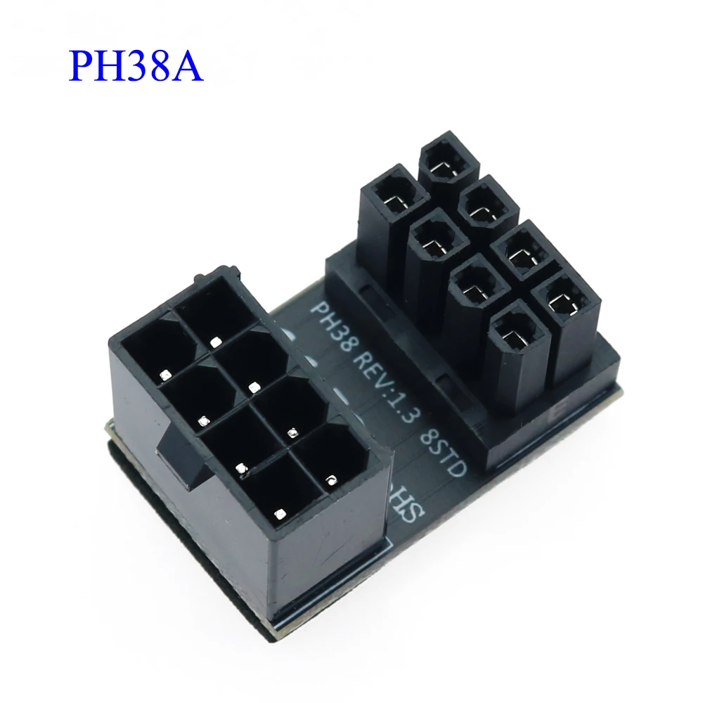 YuXi ATX 8pin Male 180 Degree Angled to 8 Pin Female Power Adapter for Desktops Graphics Card
YuXi ATX 8pin Male 180 Degree Angled to 8 Pin Female Power Adapter for Desktops Graphics Card