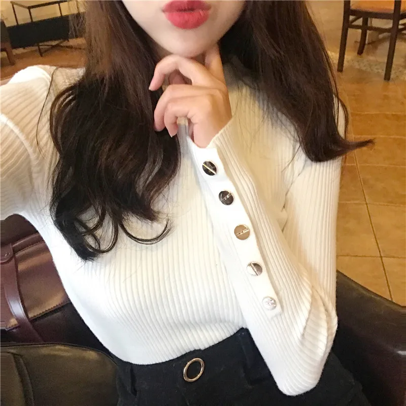 Women's 2019 winter new Korean version of chic plus velvet thick warm bottoming shirt Slim half-high collar
Women's 2019 winter new Korean version of chic plus velvet thick warm bottoming shirt Slim half-high collar