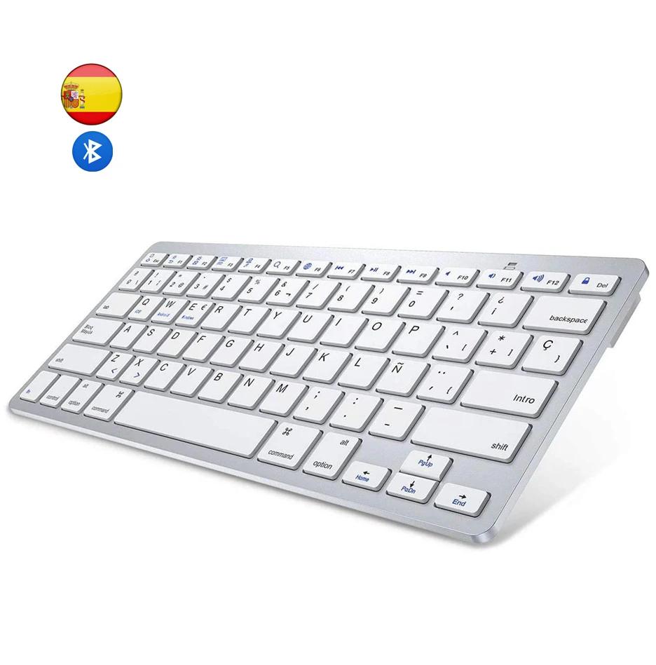 Беспроводная клавиатура teclado для Mac iPad iPhone iOS Android Windows Smart TV|Клавиатуры| |