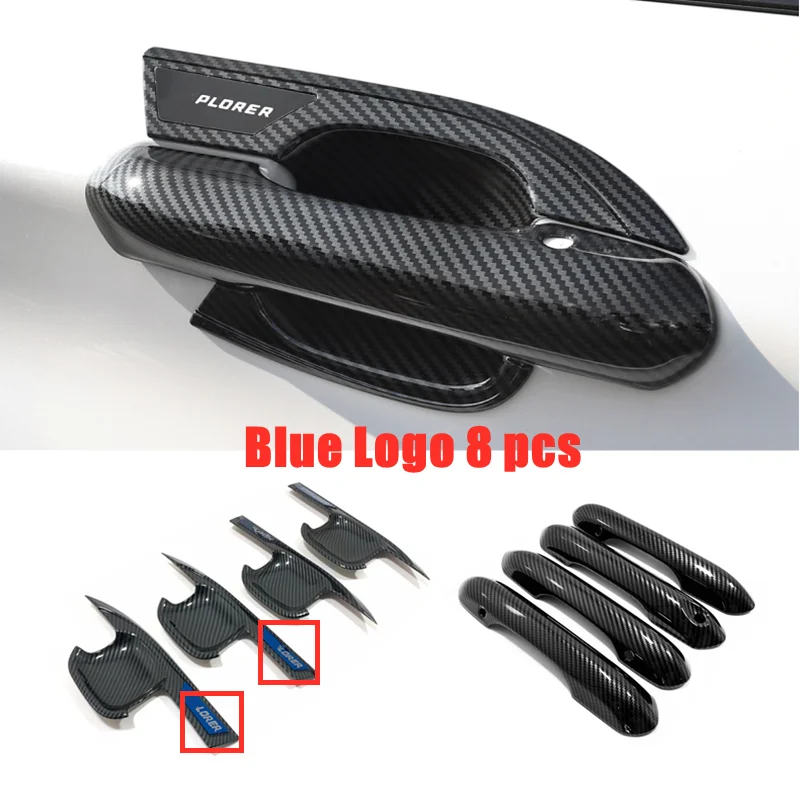 For Ford Explorer 2020 2021 Car Door handle Door protector handle Bowl Cover Trim ABS Carbon fiber Car styling Accessories 4pcs
For Ford Explorer 2020 2021 Car Door handle Door protector handle Bowl Cover Trim ABS Carbon fiber Car styling Accessories 4pcs