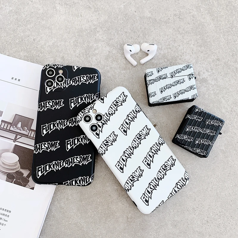 Fashion Letter Bluetooth Earphone Case For Apple Airpods Pro Cover Cute Headphones Caes Box For air pods 2/1 Silicone Protector
Fashion Letter Bluetooth Earphone Case For Apple Airpods Pro Cover Cute Headphones Caes Box For air pods 2/1 Silicone Protector