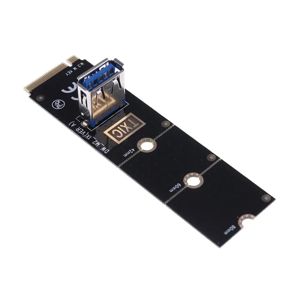 M.2 to USB3.0 Converter Adapter Graphic card Extender Card M.2 NGFF to PCI-E X16 Slot Transfer Card Mining m2 Riser Card
M.2 to USB3.0 Converter Adapter Graphic card Extender Card M.2 NGFF to PCI-E X16 Slot Transfer Card Mining m2 Riser Card